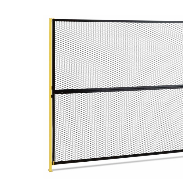 IEP OverEZ 7' Width x 8' Height Add-On Mesh Partition Kit with 2 Panels and 1 Post - OEZ-AD7