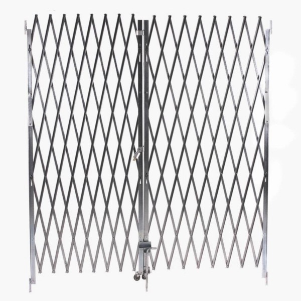 IEP 8' x 18' Heavy-Duty Pair Folding Security Gate (Galvanized Steel) - PFG1880