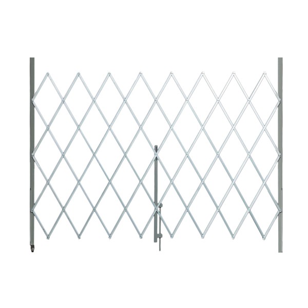 IEP 7.5' x 4' Medium-Duty ECO Folding Security Gates (Galvanized Steel) - SECO-475