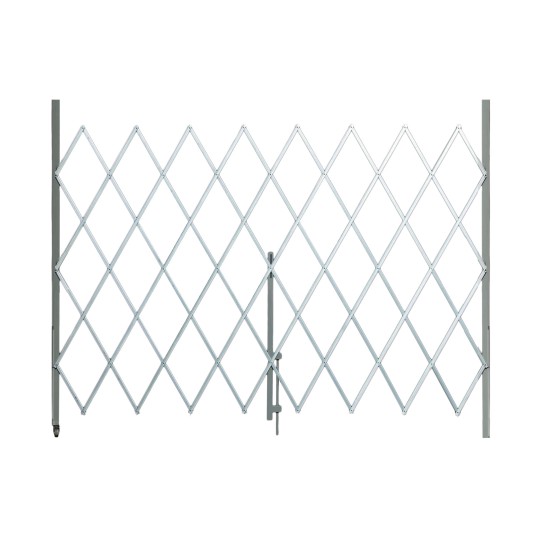 IEP 7.5' x 4' Medium-Duty ECO Folding Security Gates (Galvanized Steel) - SECO-475