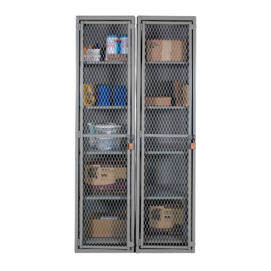 IEP 18" Wide x 72" High x 19.50" Deep (Gray Powder Coated Galvanized Steel) - VUE Locker 
