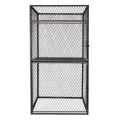 IEP 90" x 48" x 48" Add-OnDoor and One Side Panel with 1 Shelf for Bulk Storage Locker