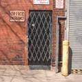 IEP 66" x 60" Heavy-Duty Pedestrian Folding Security Door (Galvanized Steel) - D66 - Size Shown May Vary From Size Purchased