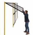 OverEz Mesh Partition - Starter 8' W x 8' H (2 panel , 2 post) system