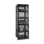 IEP 24" Wide x 72" High x 24" Deep Multi-Door VUE Lockers (Powder Coated Black Galvanized Steel)