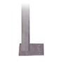 IEP 2" x 2" x 8' Post with 6" Base Plate for Single and Pair Folding Security Gates