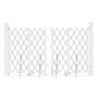 IEP 6.5' x 24' Heavy-Duty Pair Folding Security Gate (Galvanized Steel) - PFG2465