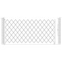 IEP 7.5' x 6' Medium-Duty ECO Folding Security Gates (Galvanized Steel) - SECO-675