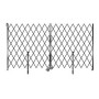 IEP 6.5' x 12' Heavy-Duty Single Folding Security Gate (Galvanized Steel) - SSG1265